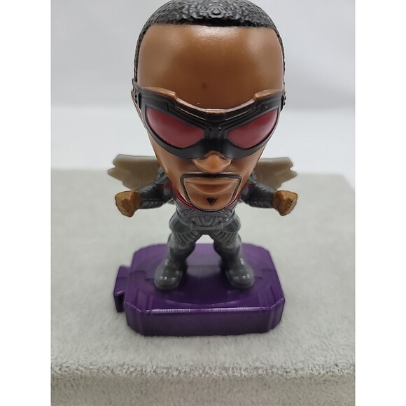 McDonald's Happy Meal Toy Marvel Avengers Falcon #1 Superhero Figure - Picture 2 of 11